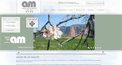 Desktop Screenshot of hotelaguasdelosmallos.com