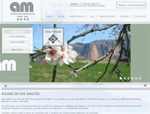 Tablet Screenshot of hotelaguasdelosmallos.com